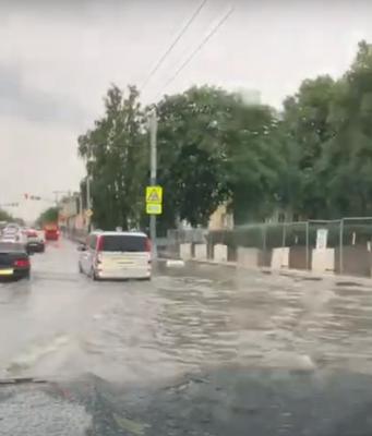Новый мост на улице Ленина в Рязани оказался под водой